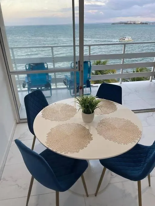 Beautiful Ocean Blue Love Oceanfront Apartment Fajardo Puerto Rico